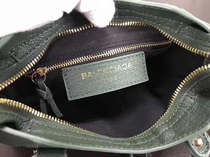 BALENCIAG巴黎世家 經典機車 原版山羊皮 包邊五金款 手提肩背斜挎包  BL1436